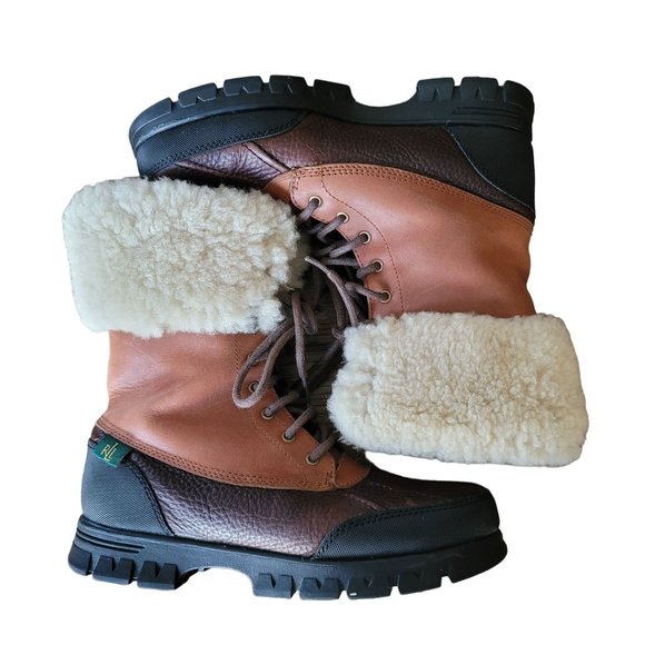 Lauren Ralph Lauren Quinta Shearling Boots. Size 6.5B - Picture 5 of 9